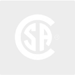 CSA certification logo on black background